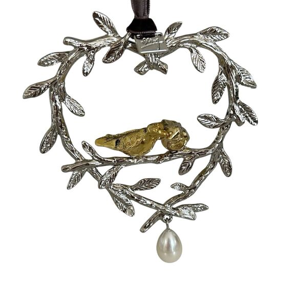 Michael Aram Lovebirds Christmas Ornament 132381 - Picture 2 of 9